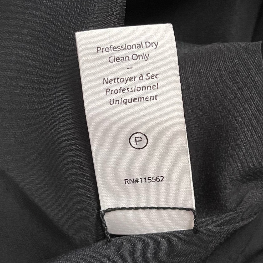 Cinq a Sept Mandy Draped Silk Dress - Black Silk - Picture 12 of 12